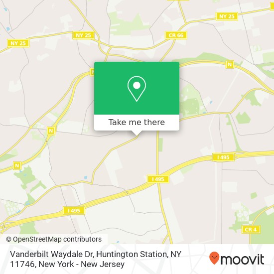 Mapa de Vanderbilt Waydale Dr, Huntington Station, NY 11746
