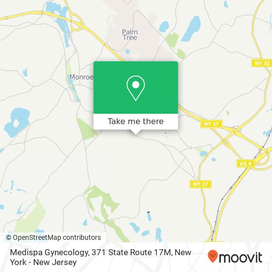 Mapa de Medispa Gynecology, 371 State Route 17M