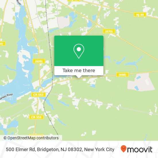 500 Elmer Rd, Bridgeton, NJ 08302 map