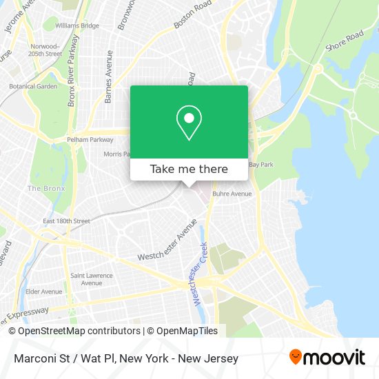 Marconi St / Wat Pl map