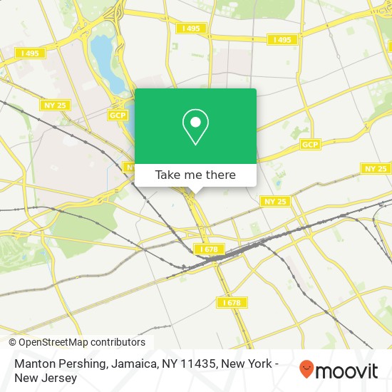 Mapa de Manton Pershing, Jamaica, NY 11435