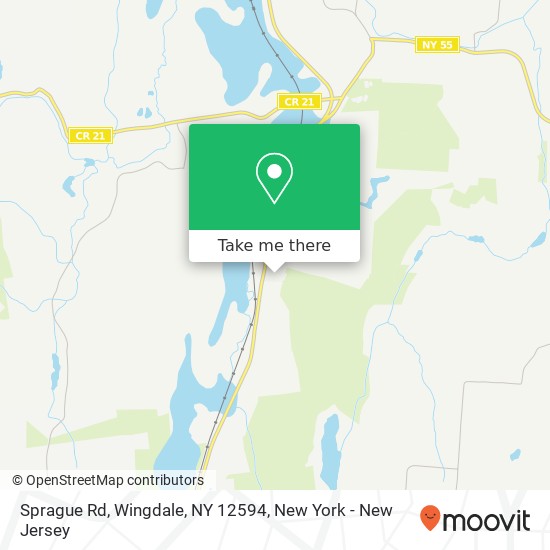 Mapa de Sprague Rd, Wingdale, NY 12594