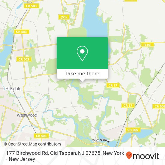 177 Birchwood Rd, Old Tappan, NJ 07675 map