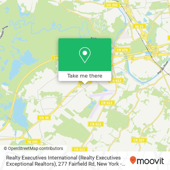 Mapa de Realty Executives International (Realty Executives Exceptional Realtors), 277 Fairfield Rd