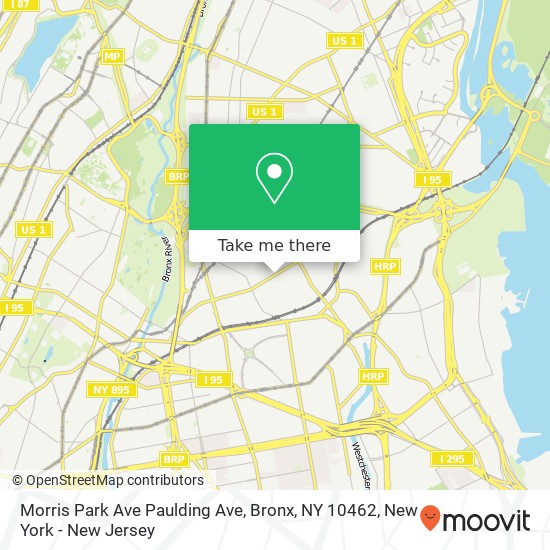 Morris Park Ave Paulding Ave, Bronx, NY 10462 map