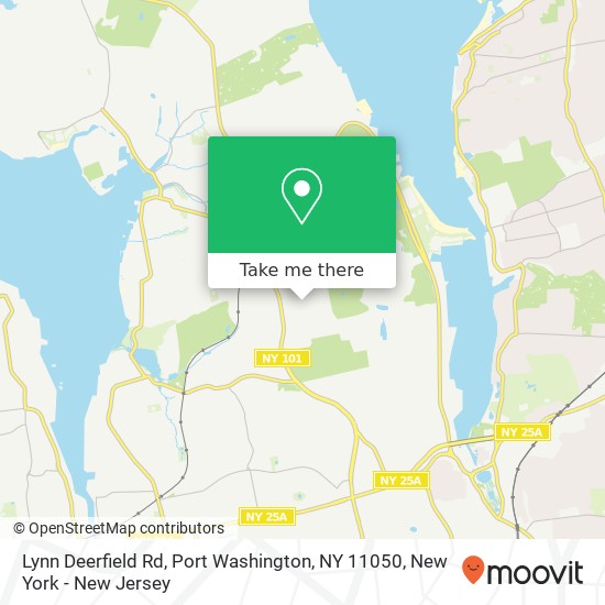 Mapa de Lynn Deerfield Rd, Port Washington, NY 11050
