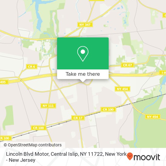 Lincoln Blvd Motor, Central Islip, NY 11722 map