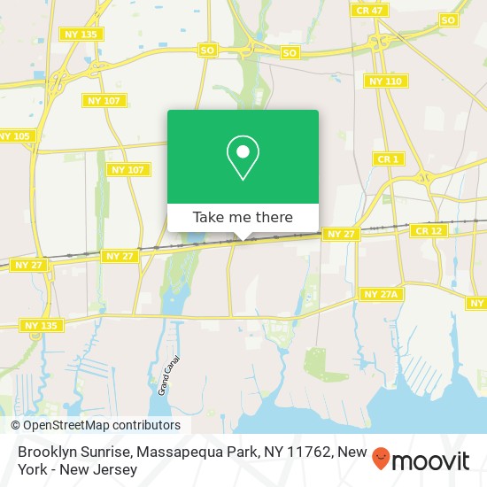Brooklyn Sunrise, Massapequa Park, NY 11762 map