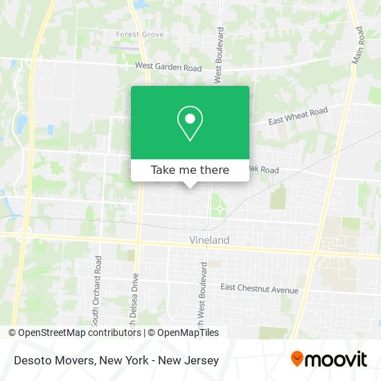 Desoto Movers map