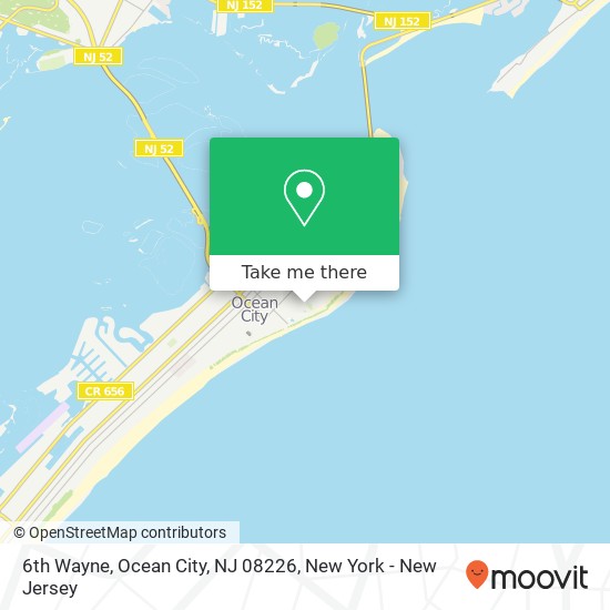 6th Wayne, Ocean City, NJ 08226 map