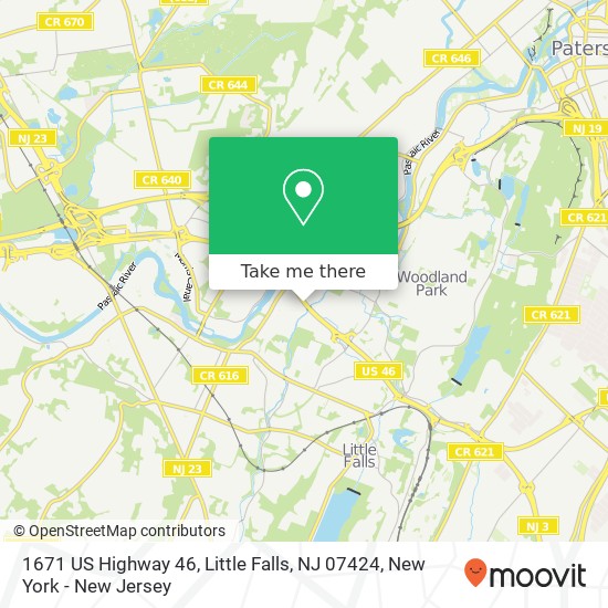 Mapa de 1671 US Highway 46, Little Falls, NJ 07424