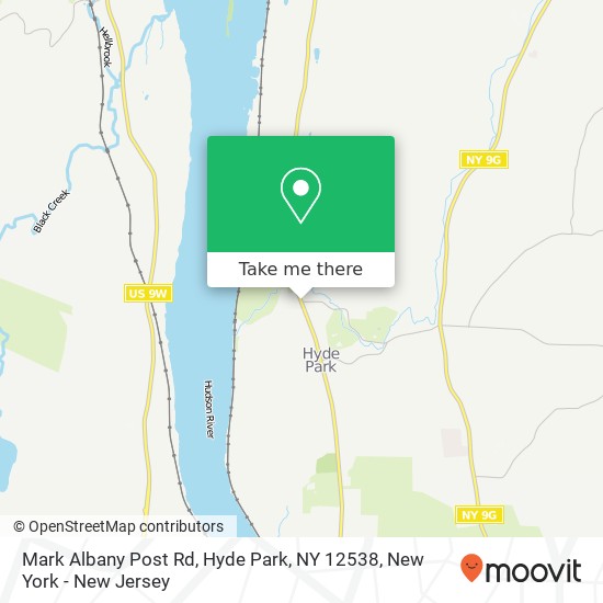 Mapa de Mark Albany Post Rd, Hyde Park, NY 12538