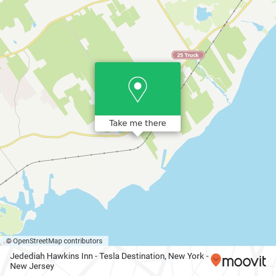 Jedediah Hawkins Inn - Tesla Destination map