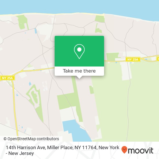 14th Harrison Ave, Miller Place, NY 11764 map