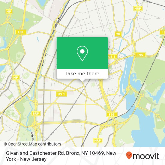 Givan and Eastchester Rd, Bronx, NY 10469 map