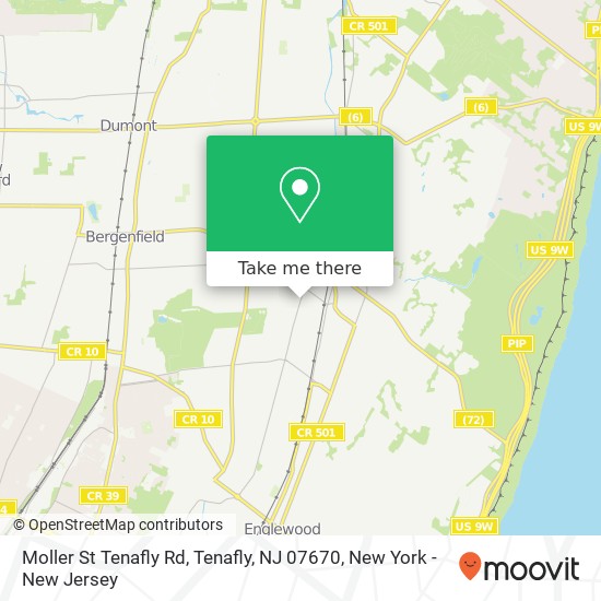 Moller St Tenafly Rd, Tenafly, NJ 07670 map
