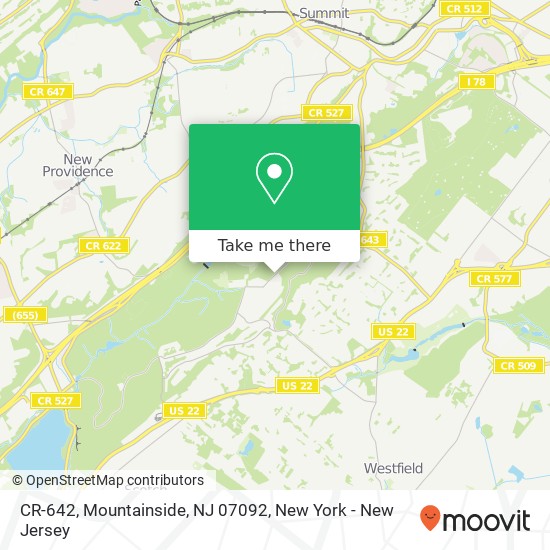 CR-642, Mountainside, NJ 07092 map