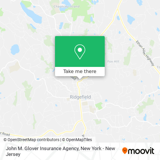 Mapa de John M. Glover Insurance Agency