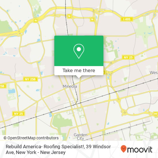 Rebuild America- Roofing Specialist!, 39 Windsor Ave map