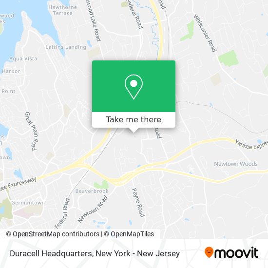 Duracell Headquarters map