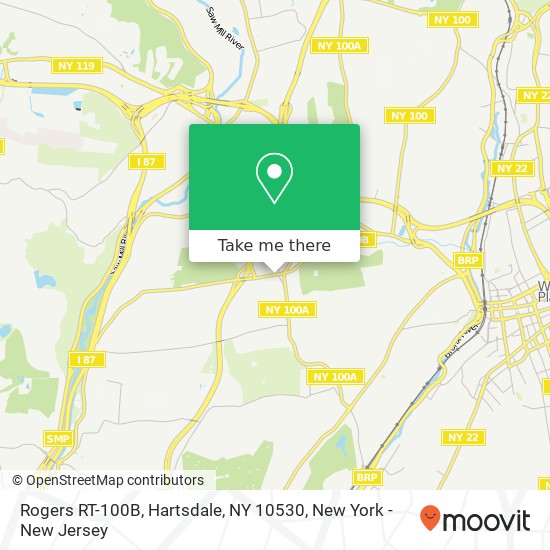 Rogers RT-100B, Hartsdale, NY 10530 map