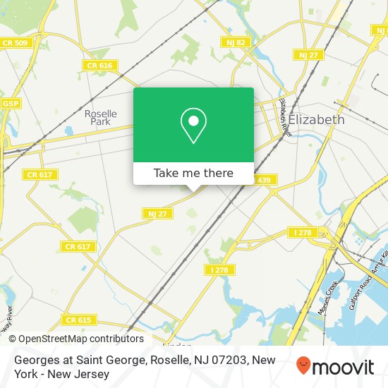 Georges at Saint George, Roselle, NJ 07203 map