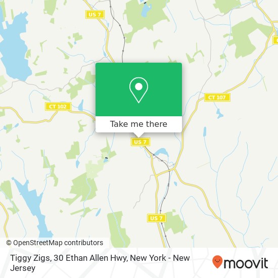 Tiggy Zigs, 30 Ethan Allen Hwy map