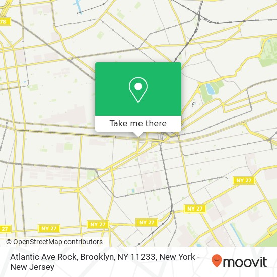 Atlantic Ave Rock, Brooklyn, NY 11233 map