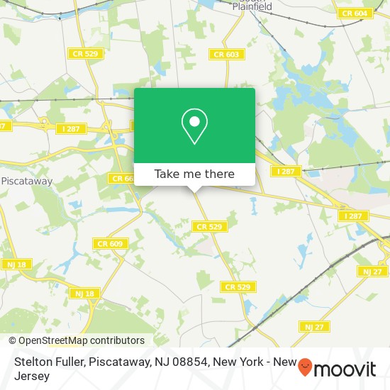 Mapa de Stelton Fuller, Piscataway, NJ 08854