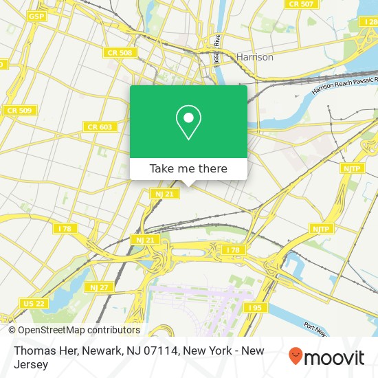 Thomas Her, Newark, NJ 07114 map