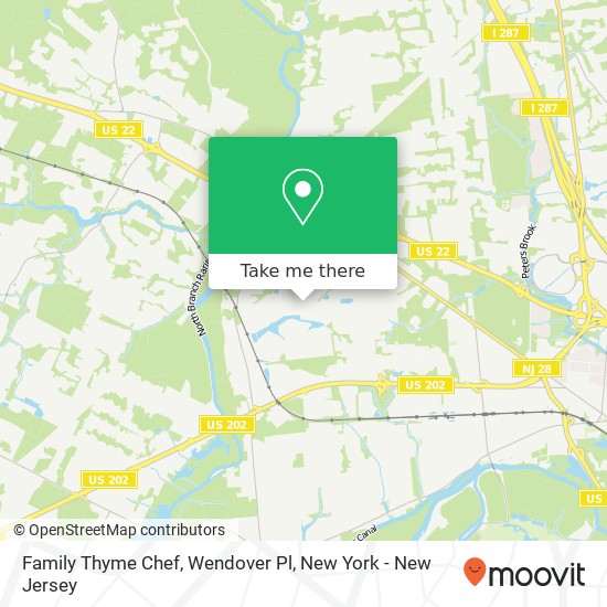 Family Thyme Chef, Wendover Pl map