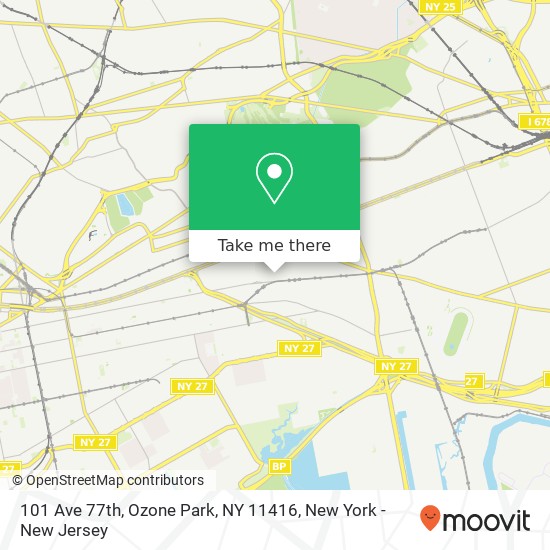 101 Ave 77th, Ozone Park, NY 11416 map