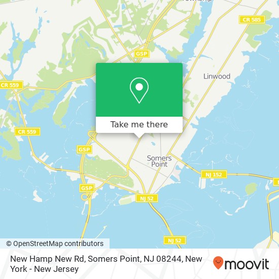 New Hamp New Rd, Somers Point, NJ 08244 map