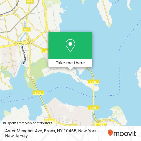 Aster Meagher Ave, Bronx, NY 10465 map