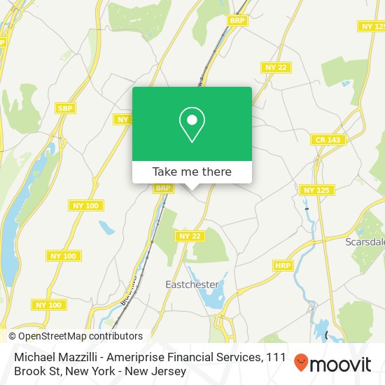 Mapa de Michael Mazzilli - Ameriprise Financial Services, 111 Brook St