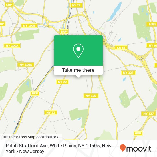 Mapa de Ralph Stratford Ave, White Plains, NY 10605