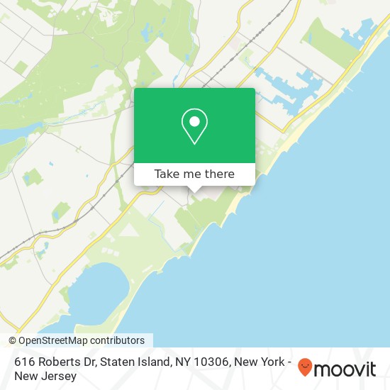 616 Roberts Dr, Staten Island, NY 10306 map