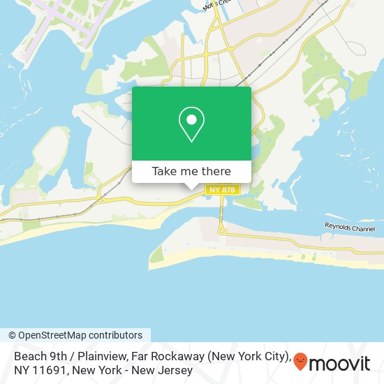 Beach 9th / Plainview, Far Rockaway (New York City), NY 11691 map