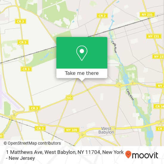 1 Matthews Ave, West Babylon, NY 11704 map