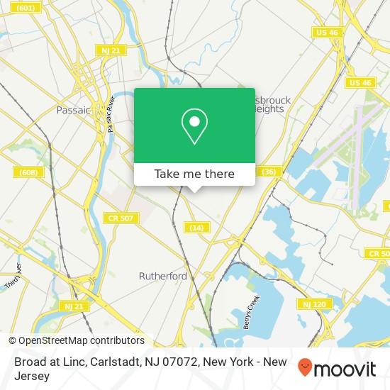 Broad at Linc, Carlstadt, NJ 07072 map