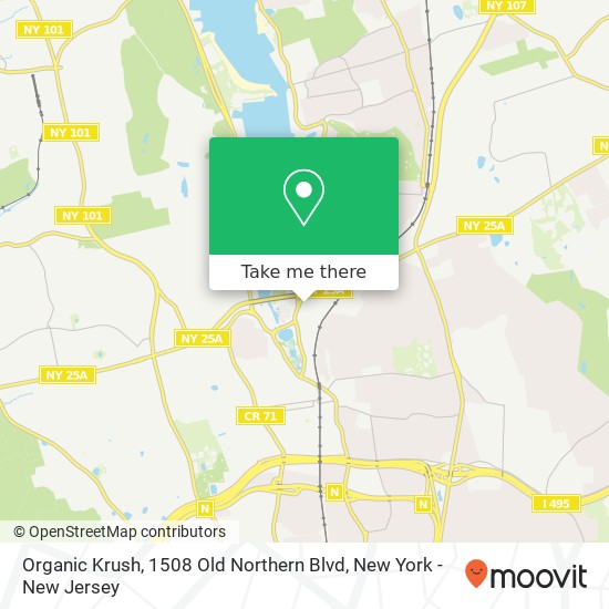 Organic Krush, 1508 Old Northern Blvd map