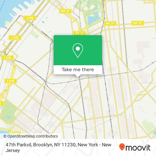 47th Parkvil, Brooklyn, NY 11230 map