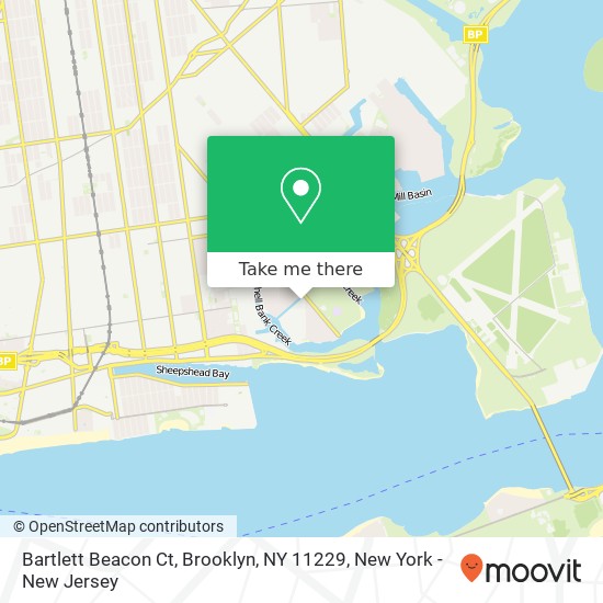 Bartlett Beacon Ct, Brooklyn, NY 11229 map