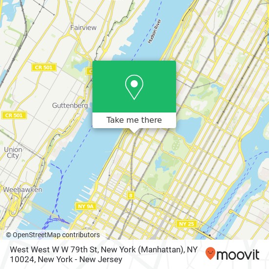 West West W W 79th St, New York (Manhattan), NY 10024 map