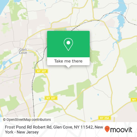 Frost Pond Rd Robert Rd, Glen Cove, NY 11542 map