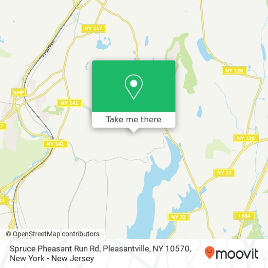 Spruce Pheasant Run Rd, Pleasantville, NY 10570 map