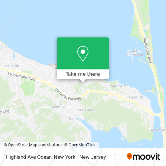 Mapa de Highland Ave Ocean