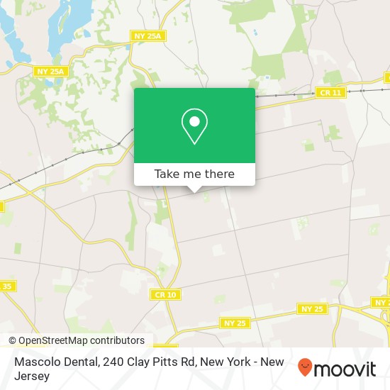 Mascolo Dental, 240 Clay Pitts Rd map