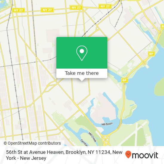 56th St at Avenue Heaven, Brooklyn, NY 11234 map