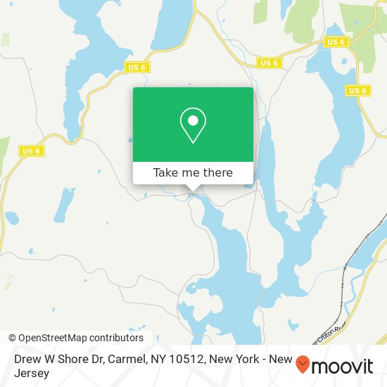 Drew W Shore Dr, Carmel, NY 10512 map